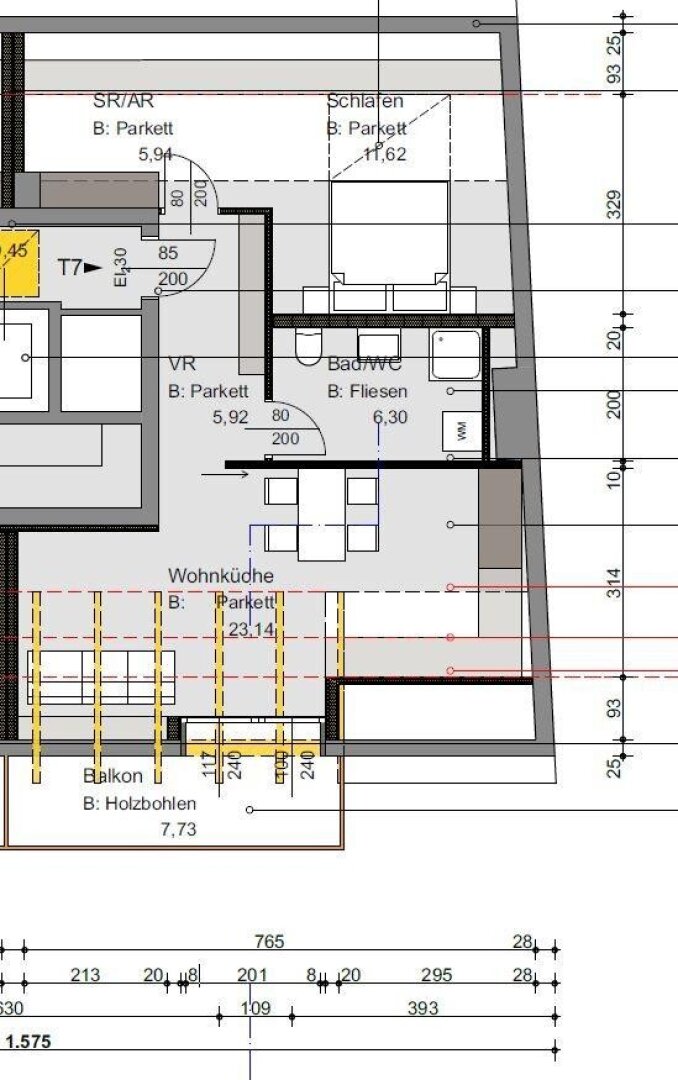 Wohnungsplan 3040 2170
