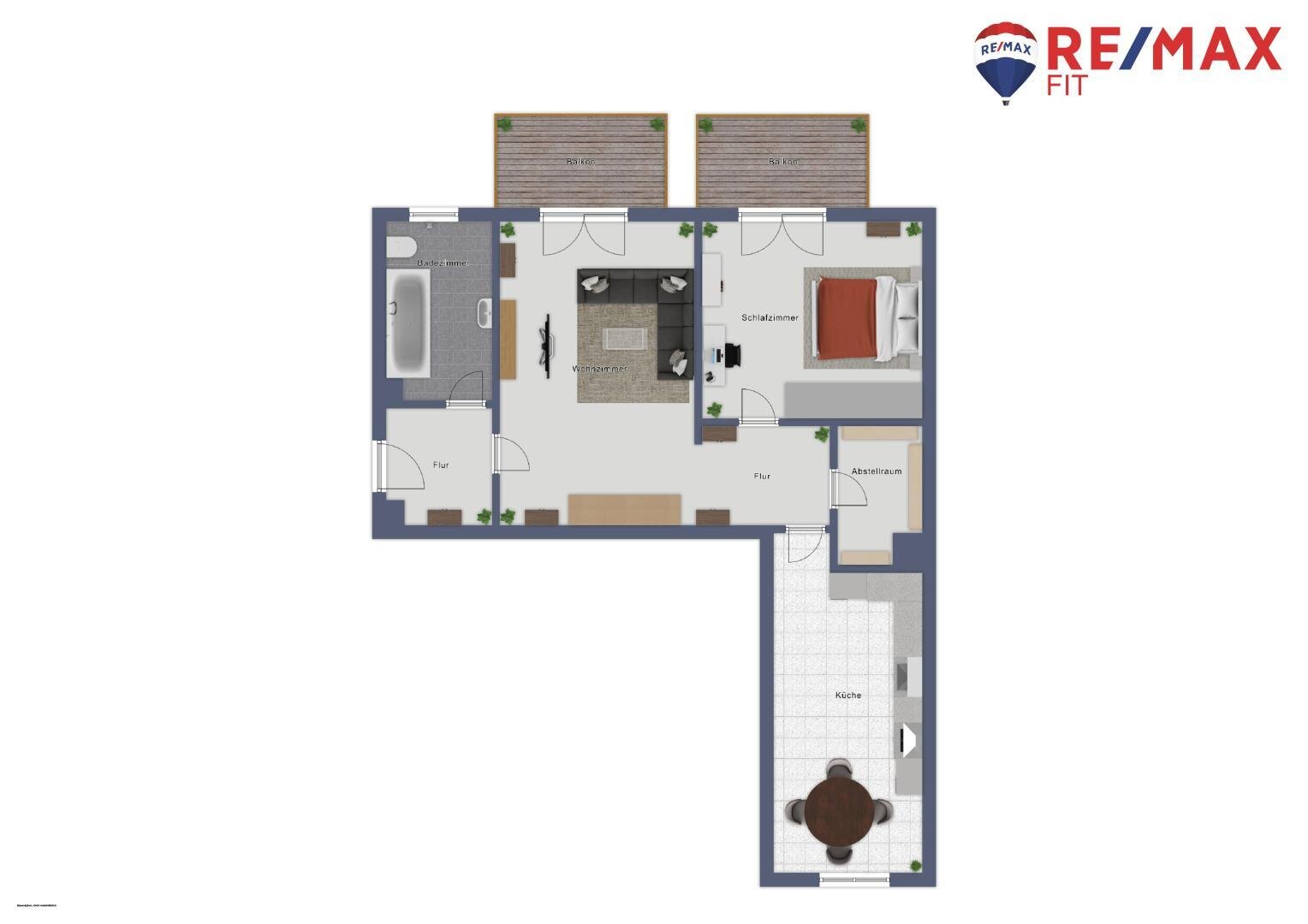 Grundriss Wohnung