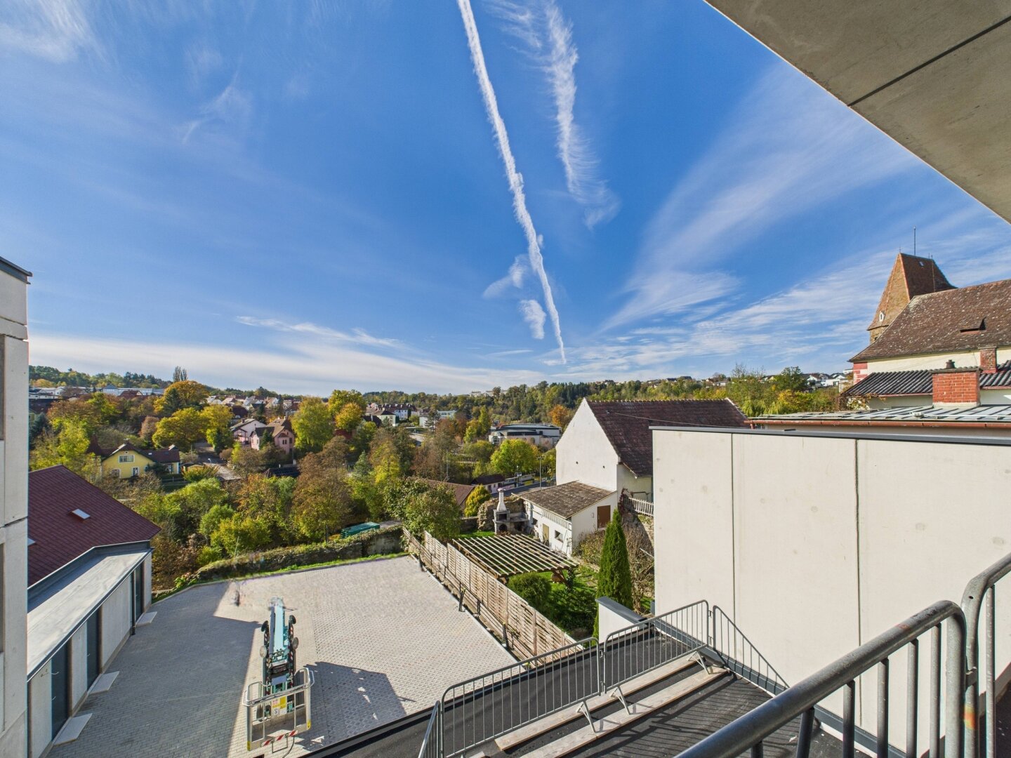 Ausblick von der Terrasse