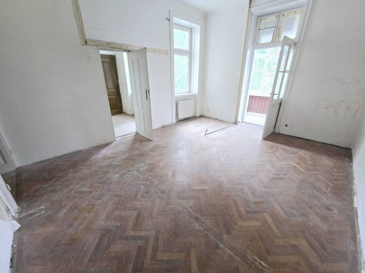 ++ Jugendstil-Juwel im Wiener Altbau mit Kaminanschluss und Lift+ Unter Sankt Veit U-BAHN + 5-Zimmer 125m² + VERANDA 5,33m² ++