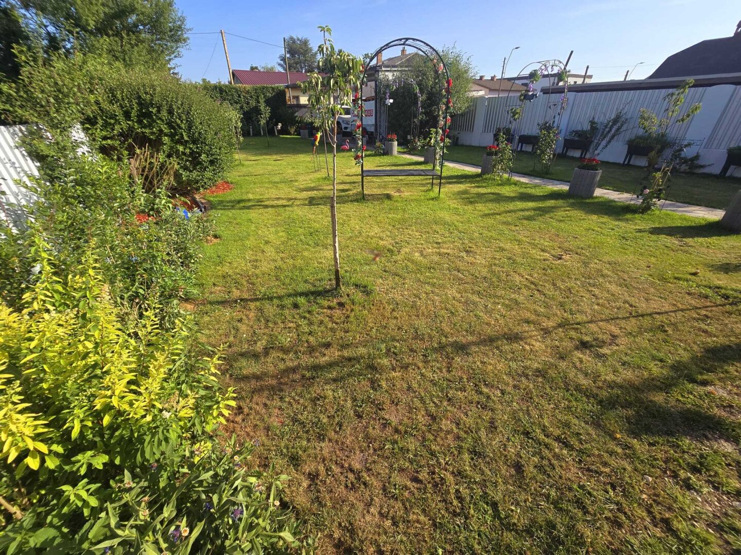 + EINFAMILIENHAUS / Grenze Deutsch Wagram + Grundstück 774m² + BEHEIZTER POOL MIT ÜBERDACHUNG  + GARAGE + CARPORT  + NÄHE S-BAHN +