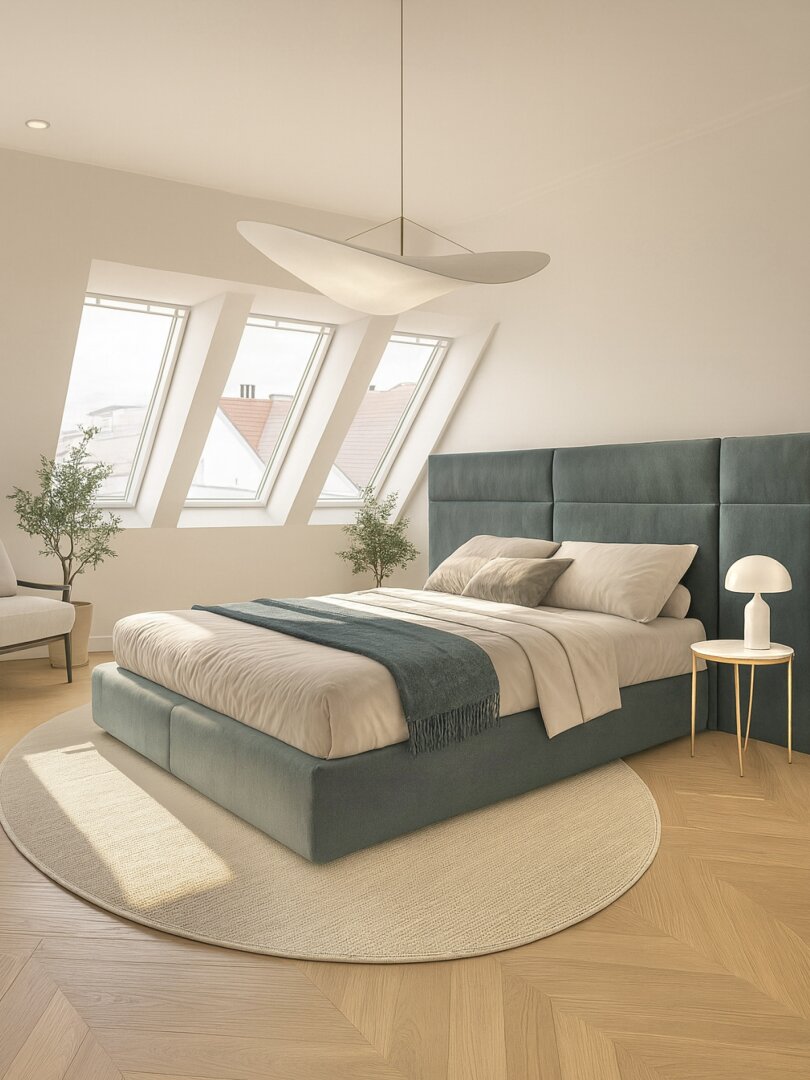 Erstbezug in U-Bahn-Nähe! Lichtdurchflutetes 4-Zimmer-Penthouse mit zwei Balkonen und Dachterrasse mit Panoramablick