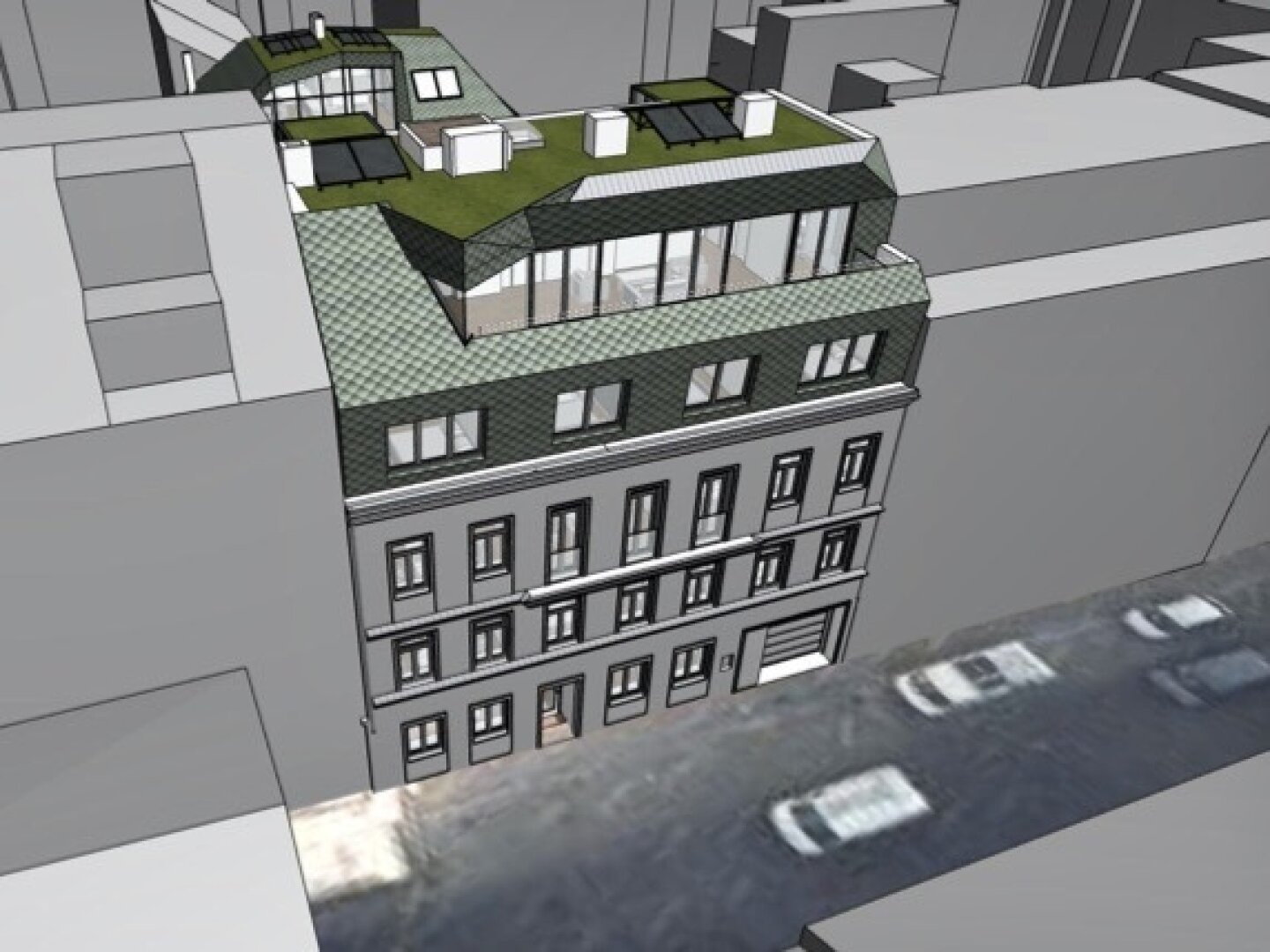 Klassisches Mittelzinshaus mit ca. 92% Leerstand und Einreichung Dachgeschoss-Ausbau sowie sieben Garagenplätzen