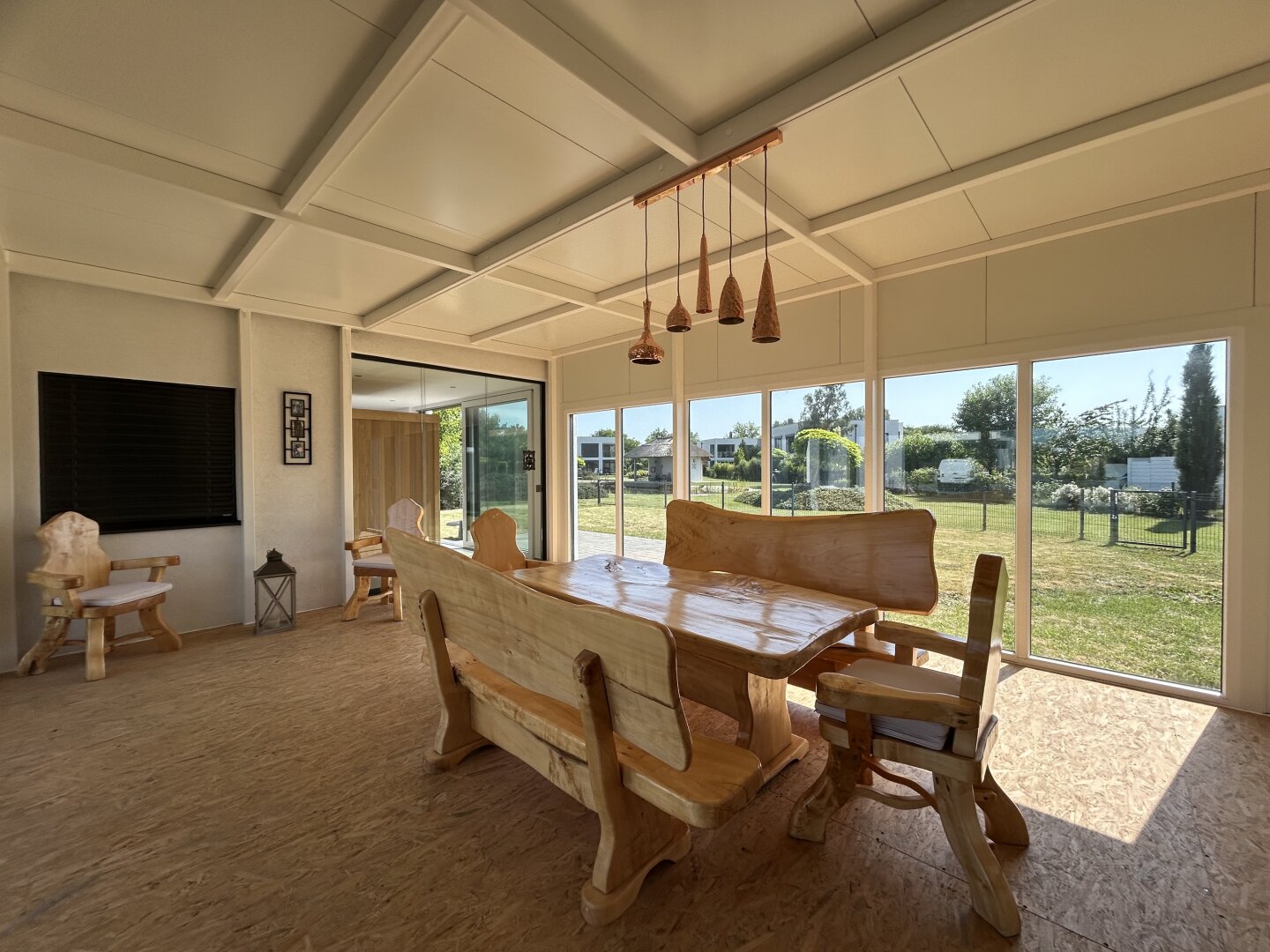 ++Wohnen wo andere Urlaub machen,das Chalet am Golfplatz unmittelbar neben der Therme Lutzmannsburg++