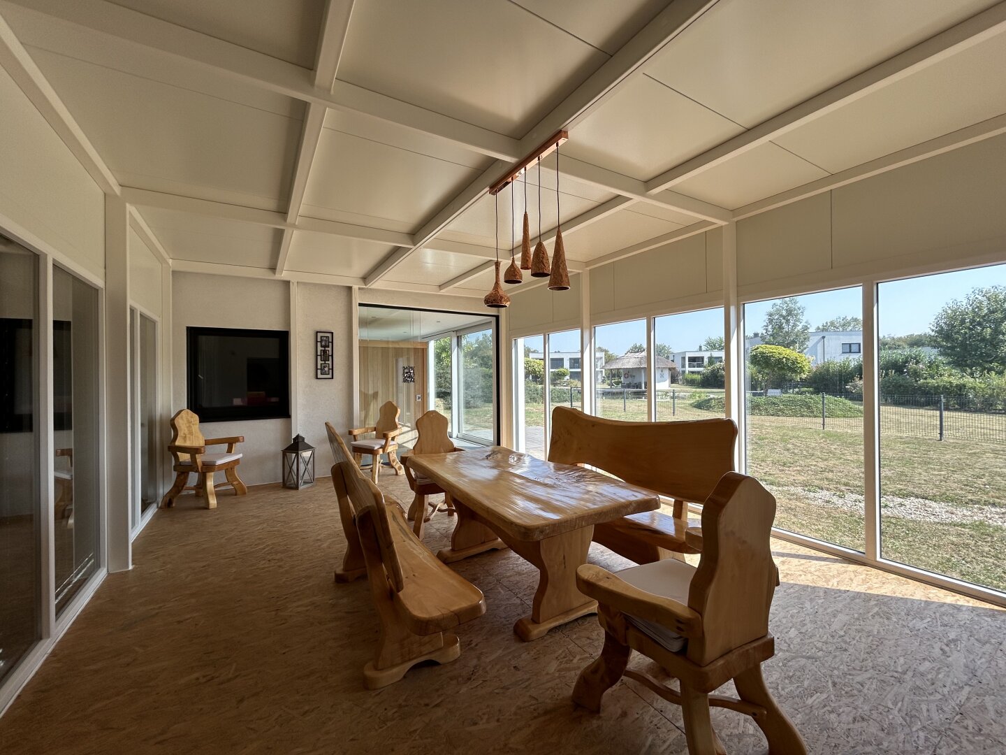 ++Wohnen wo andere Urlaub machen,das Chalet am Golfplatz unmittelbar neben der Therme Lutzmannsburg++