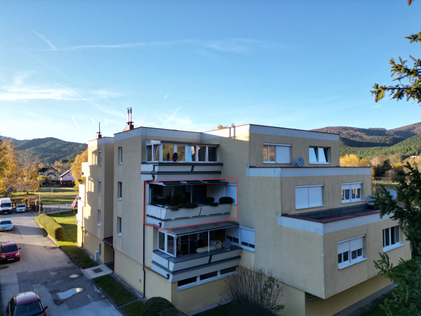 +++Charmante Eigentumswohnung mit Balkon, Grünblick und Garagenplatz in Neusiedl bei Pernitz+++
