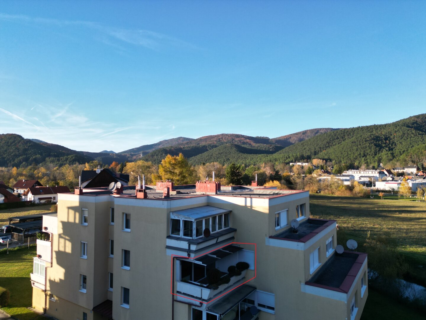 +++Charmante Eigentumswohnung mit Balkon, Grünblick und Garagenplatz in Neusiedl bei Pernitz+++