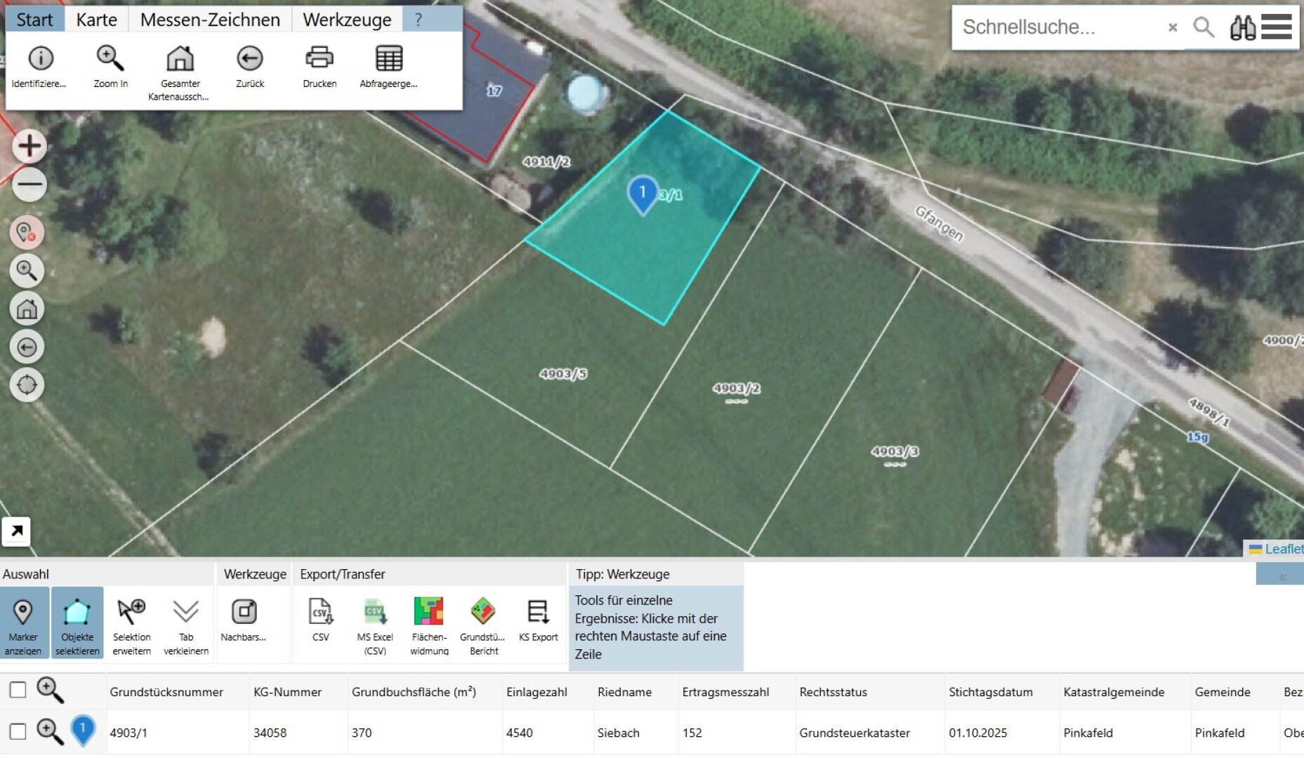 +++ Baugrundstück in bester Lage am Ortsrand von Pinkafeld +++