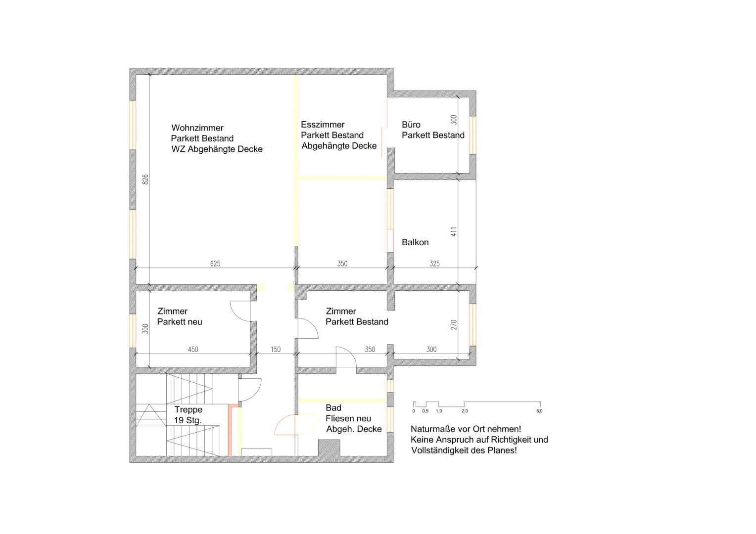 Schematischer Grundriss