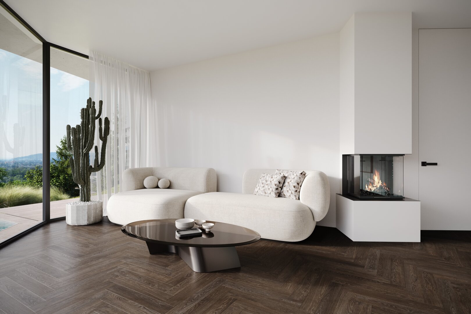 Exklusive Neubauvilla mit Infinity-Feeling & Schlossbergblick | Pool, Sauna, absolute Ruhelage