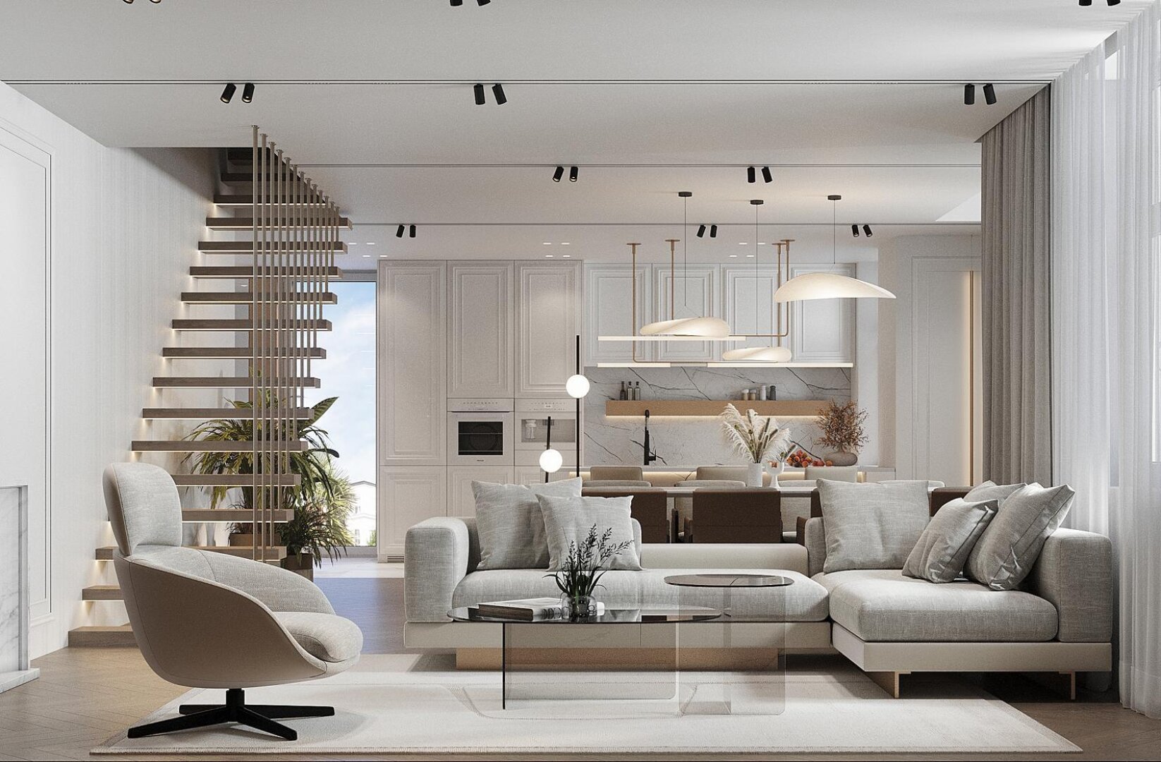 Wohnzimmer (Einrichtungsvorschlag)