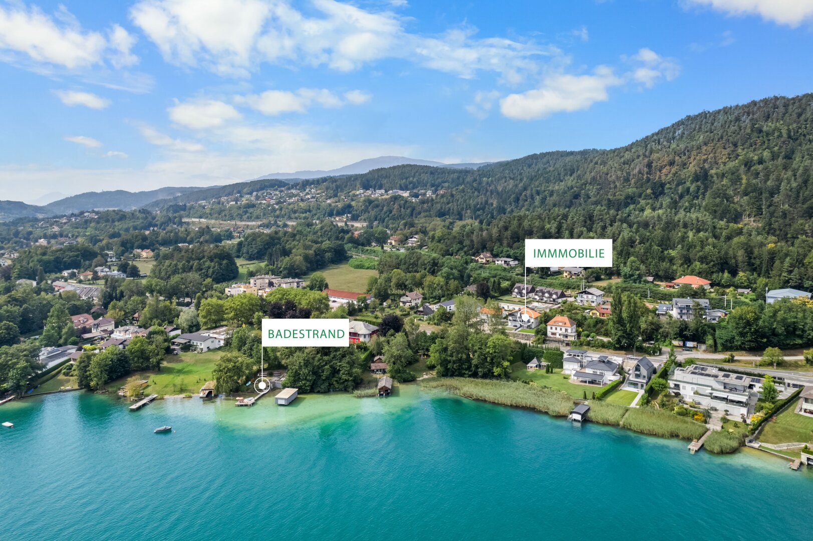 Luxus-Gartenwohnung mit Badeplatz am Wörthersee