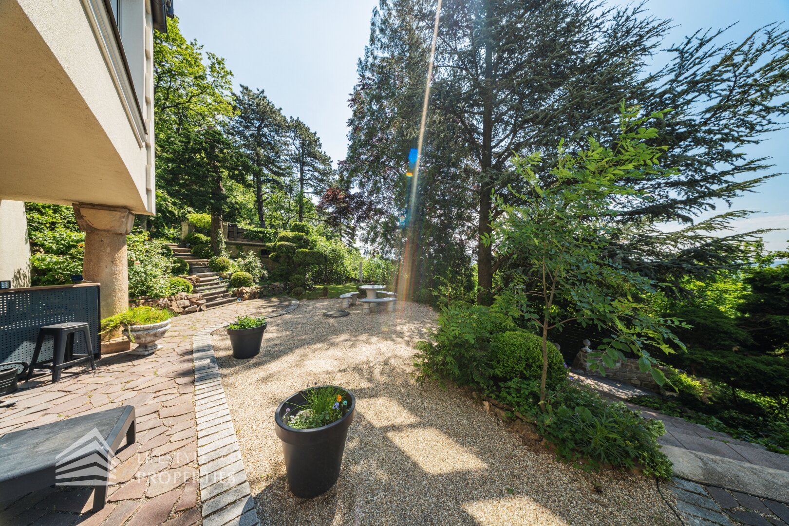 Luxuriöse Parkvilla mit einzigartigem Fernblick am Kahlenberg