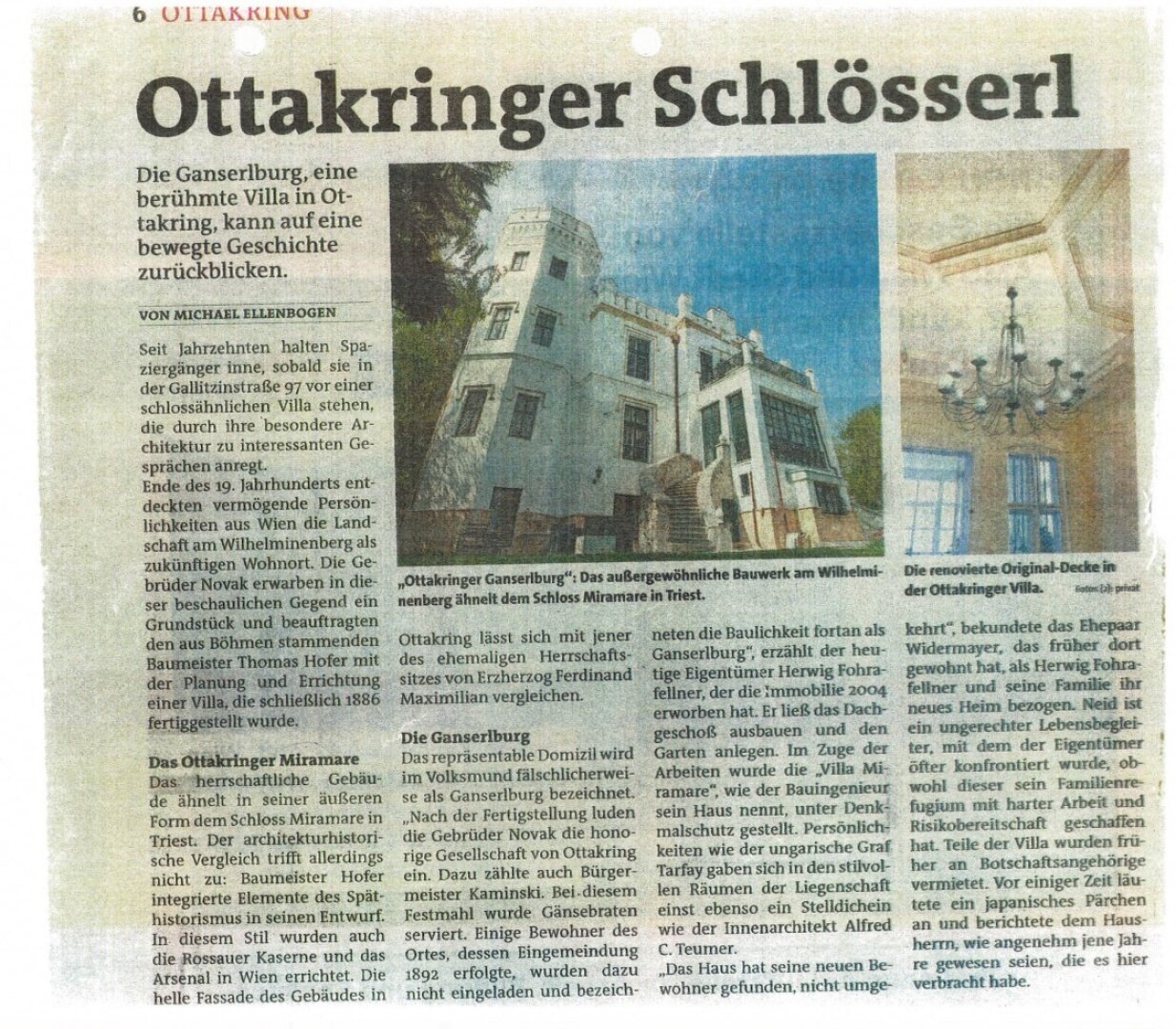 Luxuriöser 14- Zimmer Wohntraum mit Dachterrasse und Pool, Nähe Wilhelminenschloss
