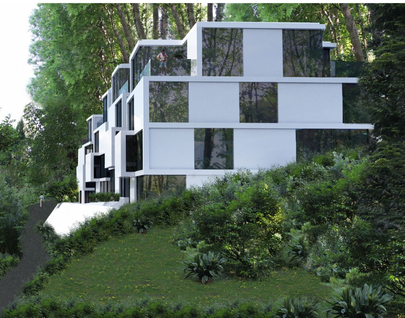 Einzigartiges Grundstück mit baugenehmigten Projekt zum Bau von 12 Luxus-Wohnungen