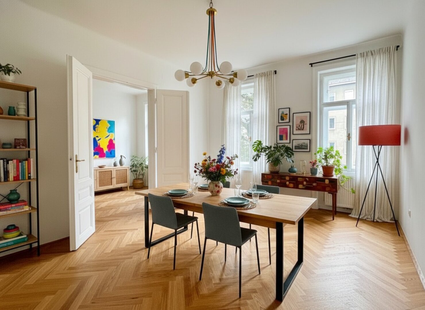 WUNDERSCHÖN SANIERTE 3 ZIMMER MIT HOFSEITIGEM SCHLAFZIMMER