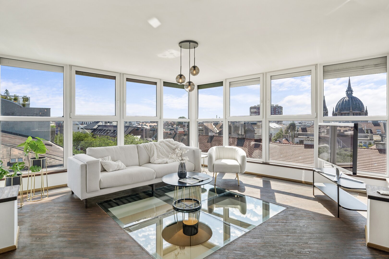 Exklusive Dachgeschoss-Maisonette mit 2 Terrassen & 360° Panoramablick