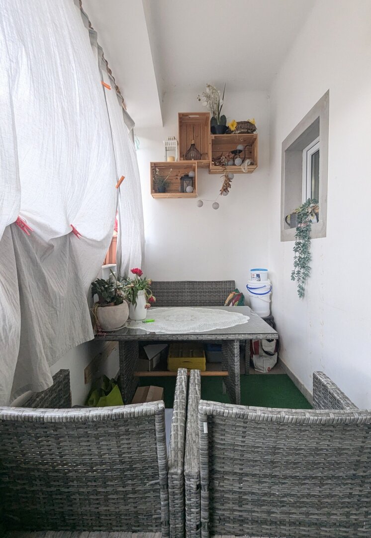 Loggia mit Westausrichtung