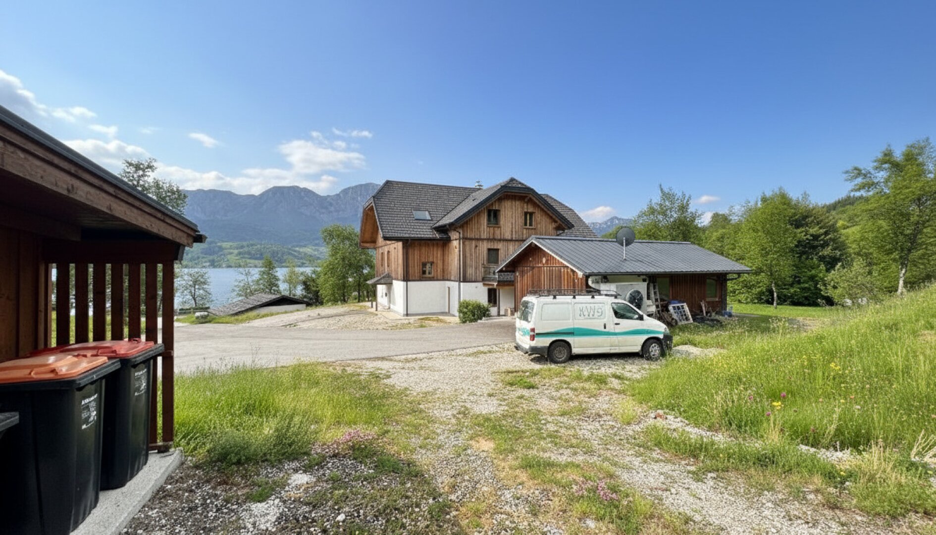 Schöne 90m² Wohnung in Nußdorf am Attersee mit Badeplatz, Garten und 2 Terrassen & Parkplätzen