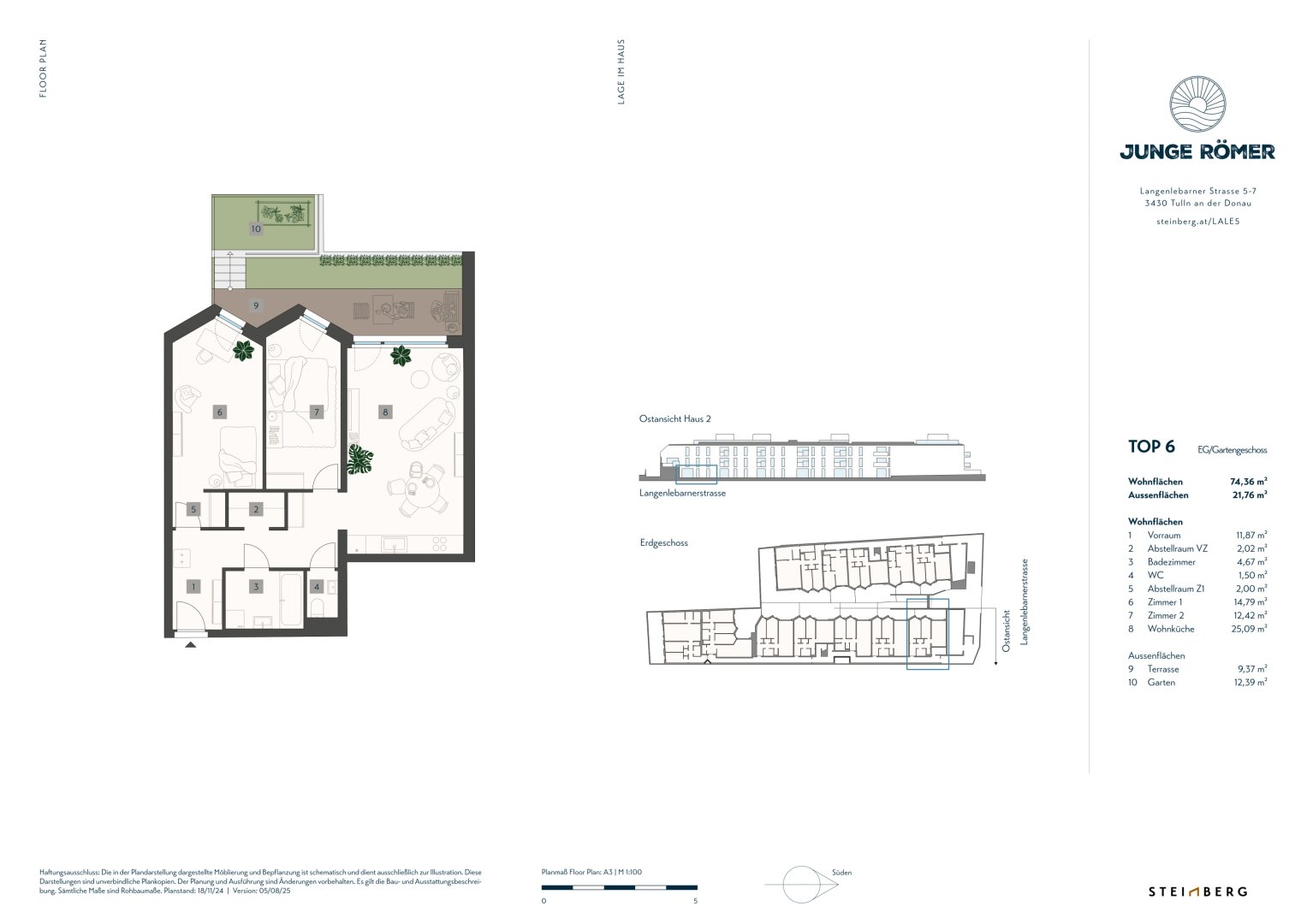 Wohnungsplan Top 6