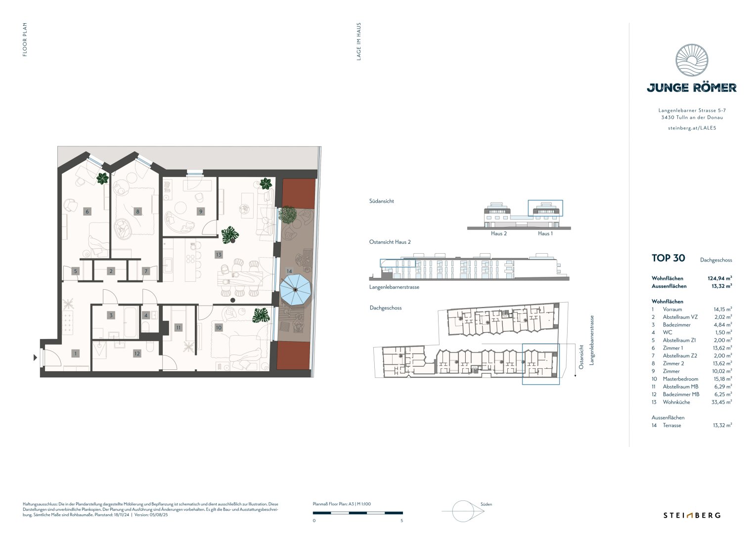 Wohnungsplan Top 30