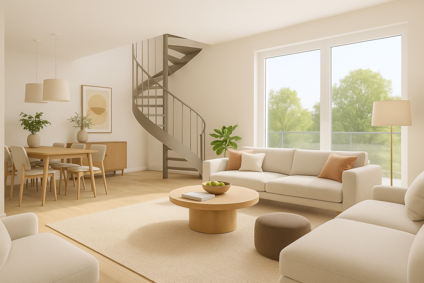 Einrichtungsbeispiel Wohnzimmer