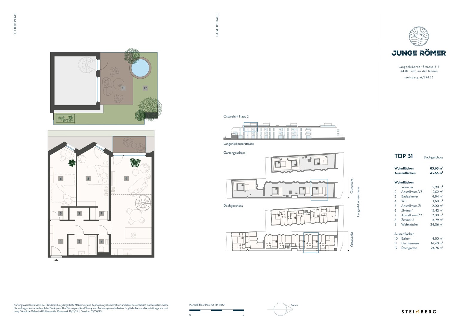 Wohnungsplan Top 31