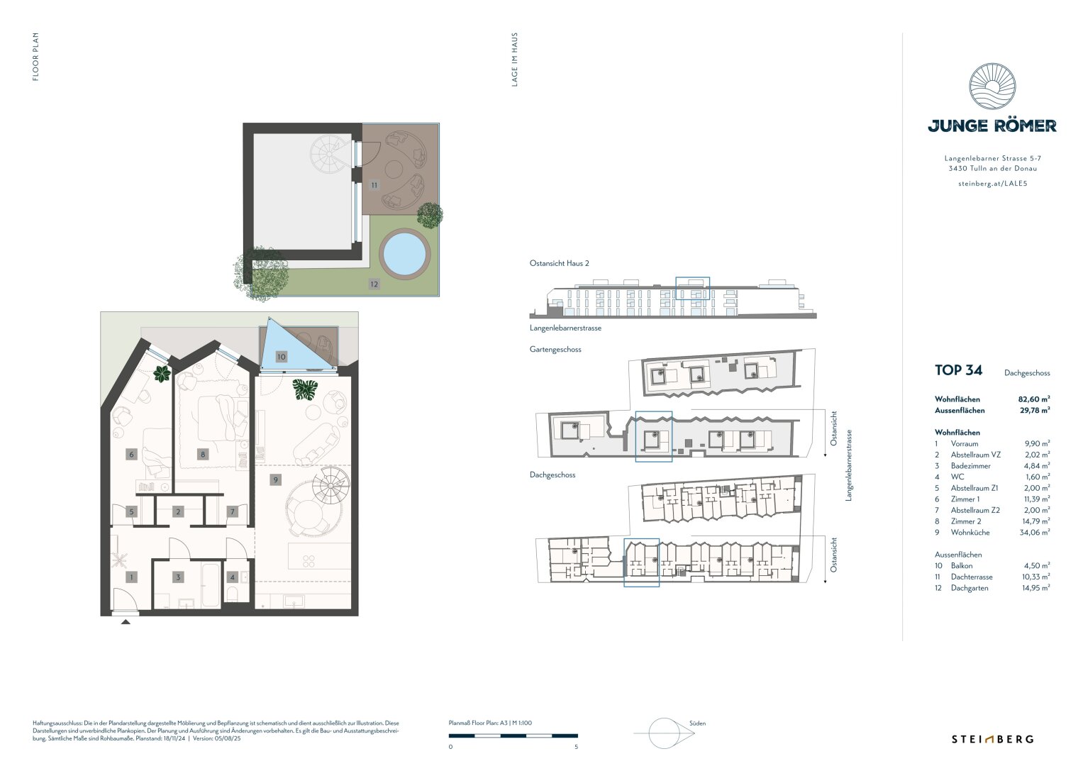 Wohnungsplan Top 34