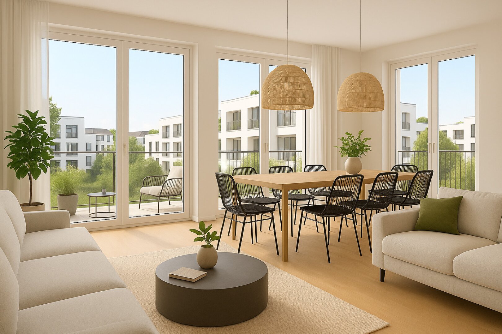 Einrichtungsbeispiel - Wohnzimmer