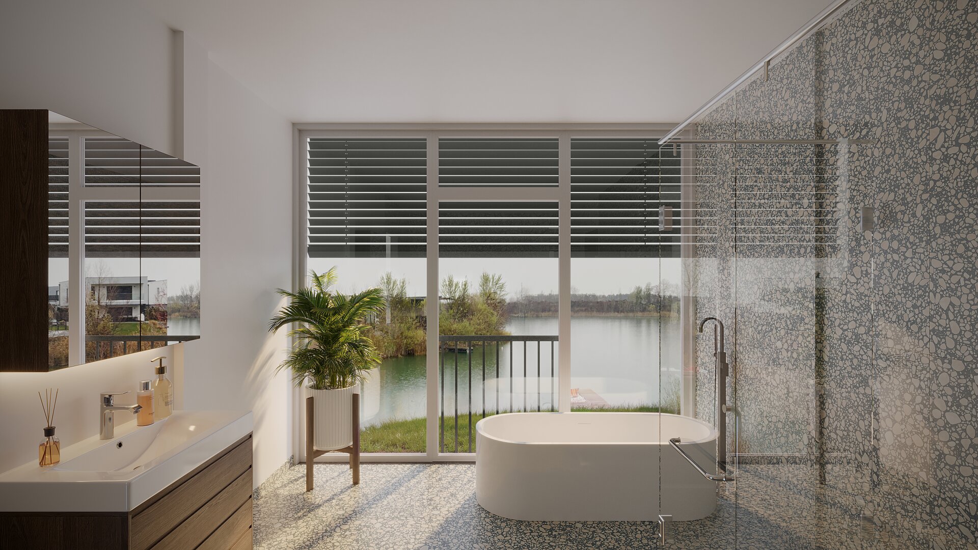 Badezimmer (Visualisierung)