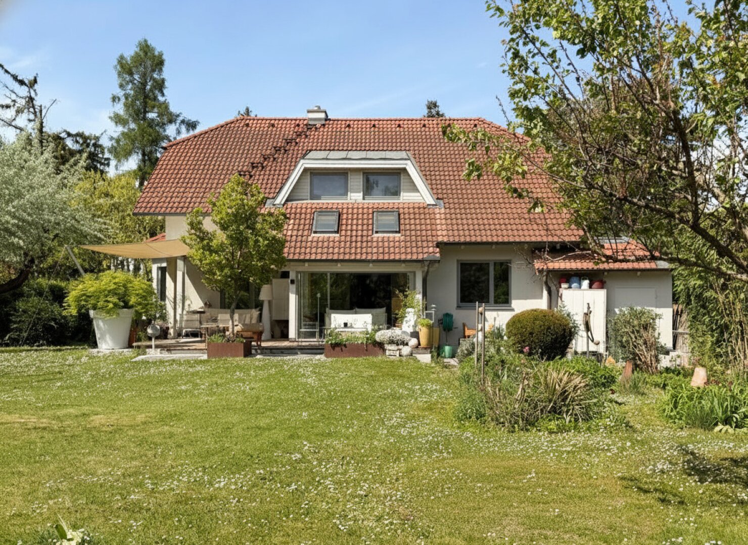 Außenansicht gartenseitig
