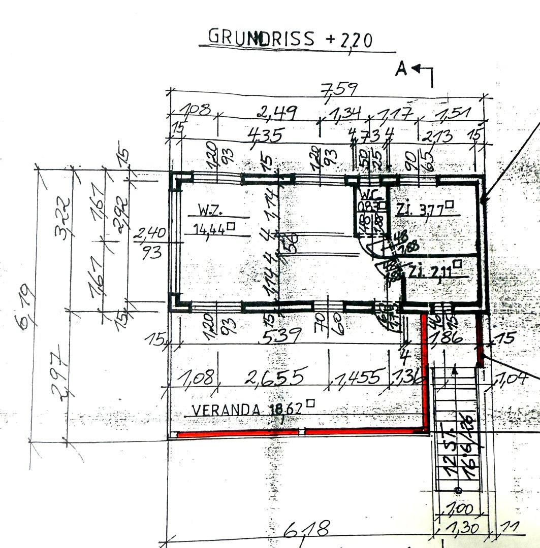 Grundriss Wohngeschoß
