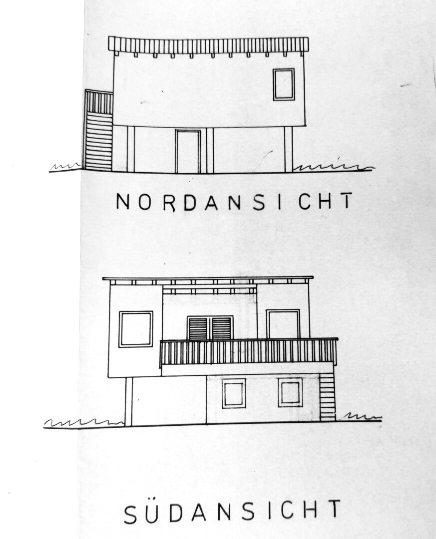 Ansicht Nord-Süd