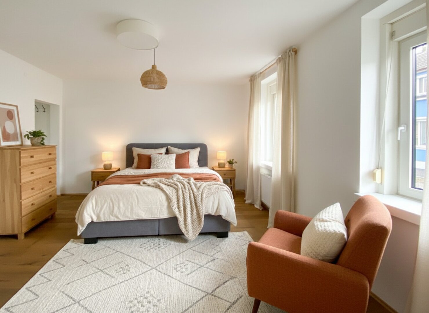Schlafzimmer KI-generiert