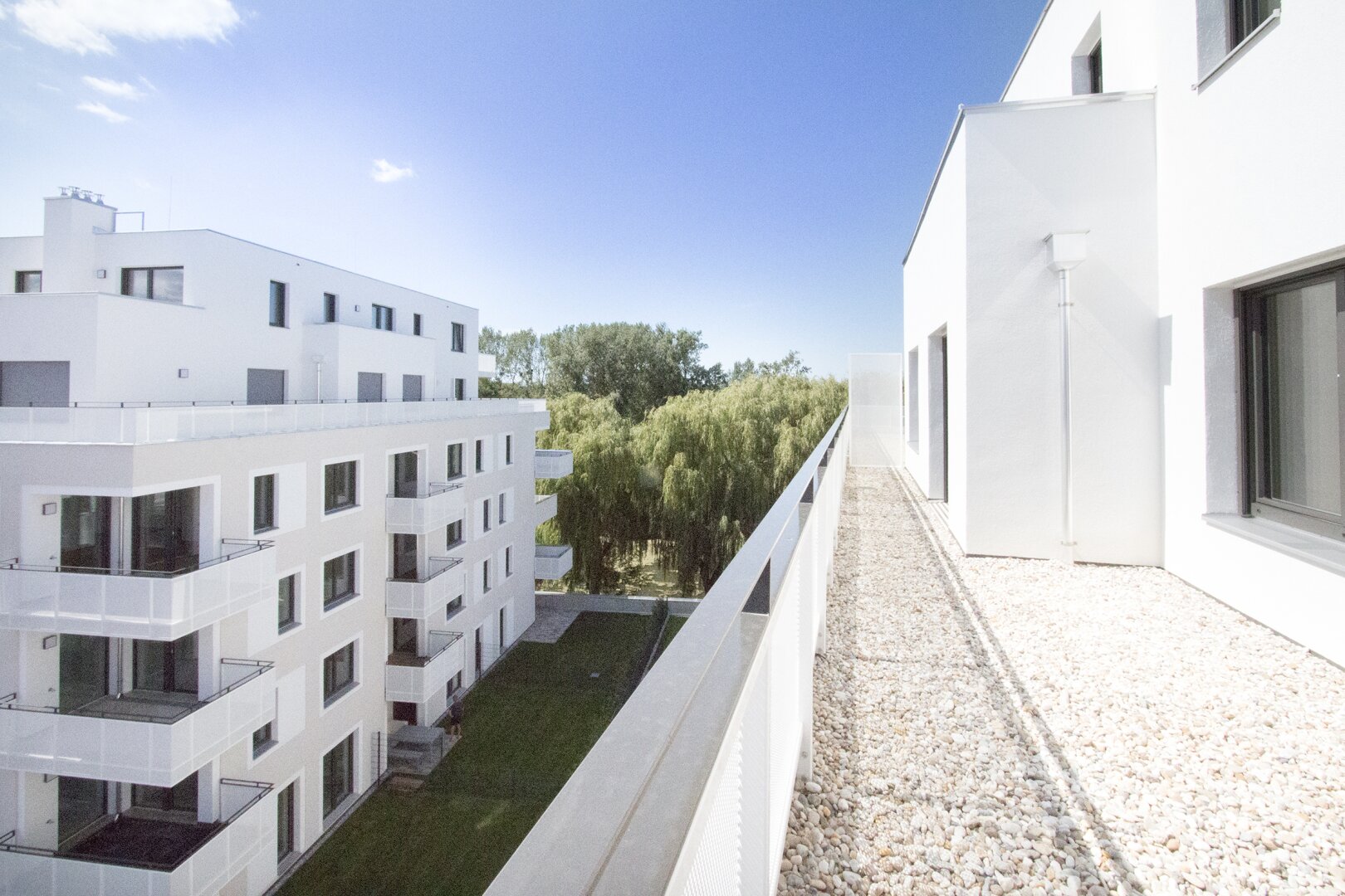 Terrasse Blick nach Norden