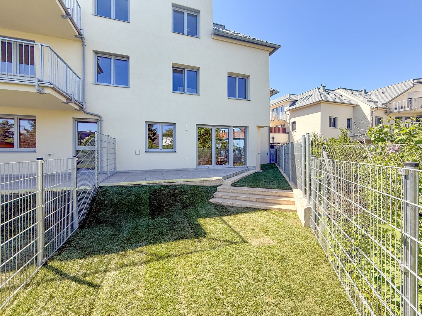Außenansicht vom Garten aus