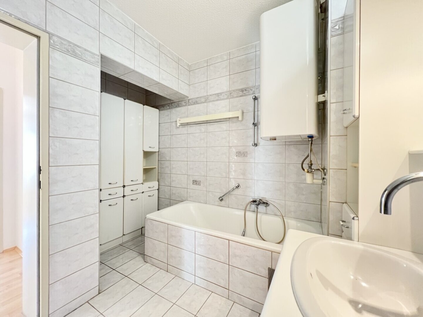 Innenliegendes Badezimmer