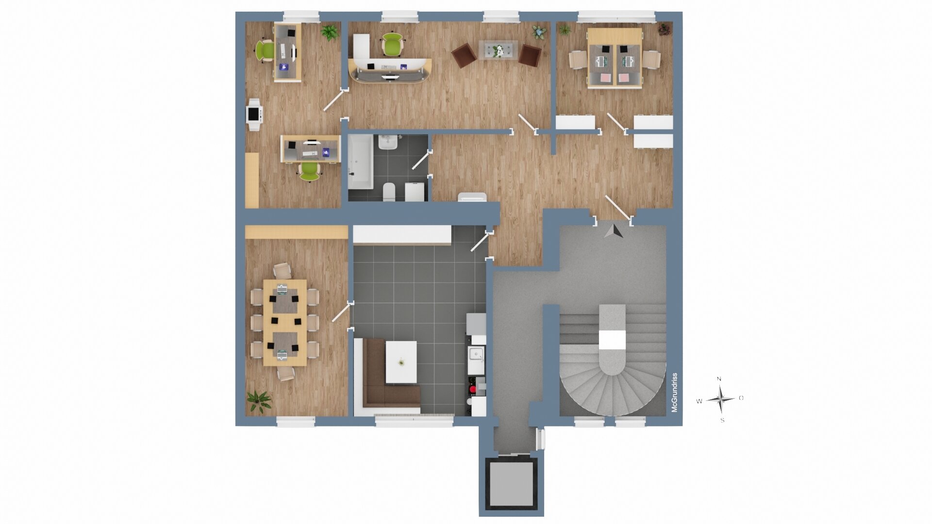 Grundrissplan Top 09