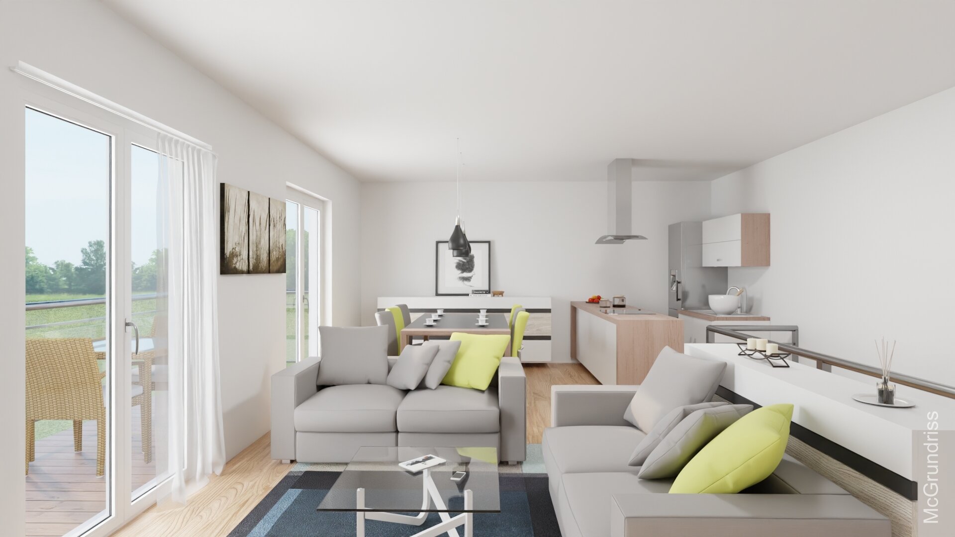 NEUBAU - 3 Zimmer Maisonette mit 2 Terrassen