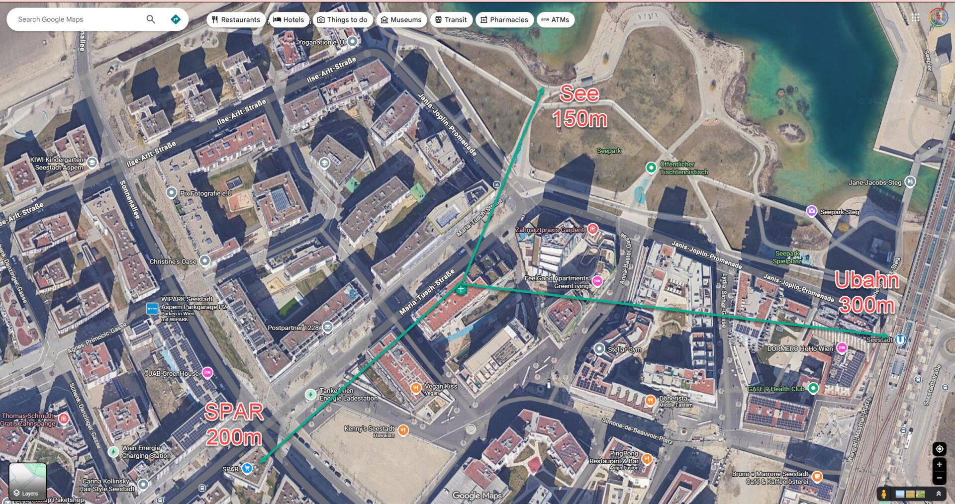 Seestadt Aspern — 3-Zimmer-Wohnung mit Süd-Ost-Balkon und Loggia, 6 Min. zur U2