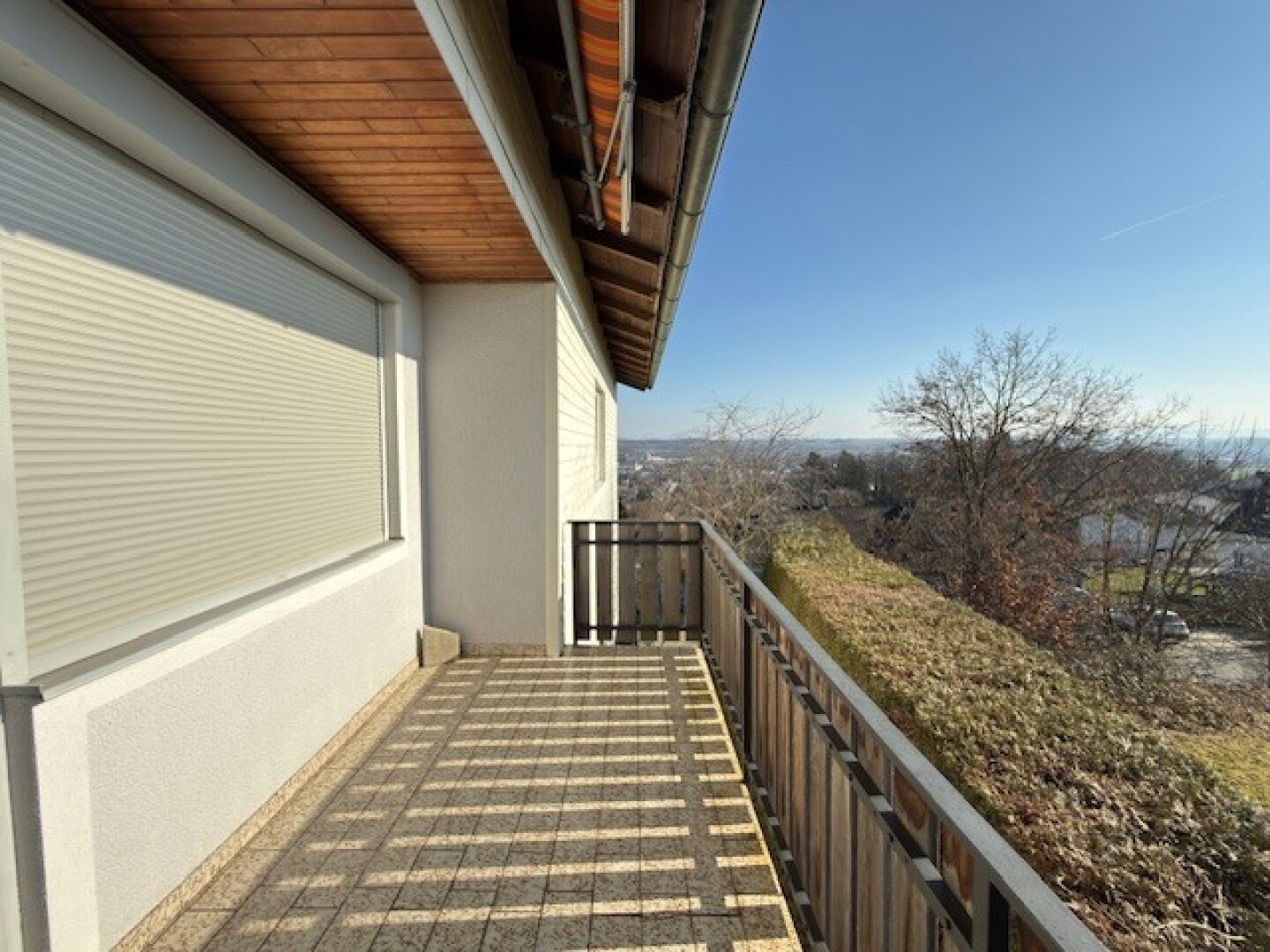 Balkon im OG vom Schlafzimmer begehbar