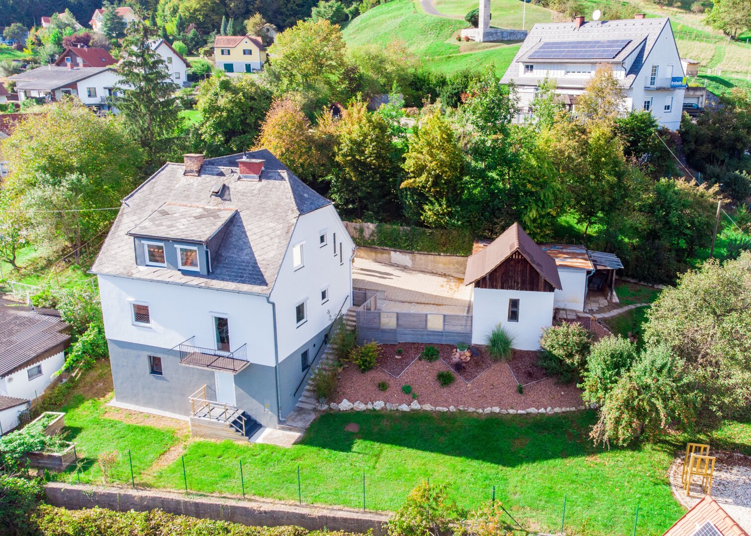 Luftaufnahme mit Blick aus Süd-Westen