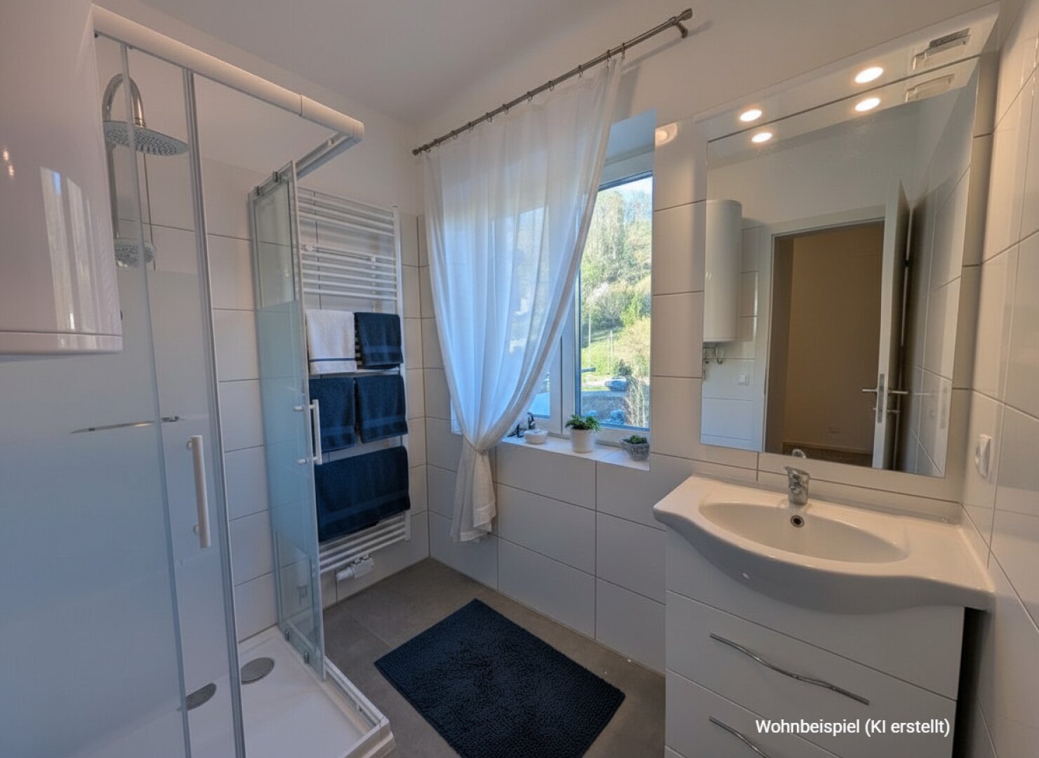 Tageslicht-Badezimmer