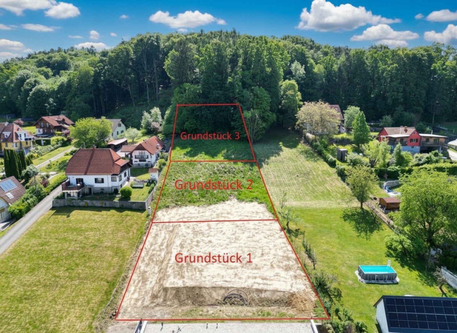 Gesamtfläche von 2.500 m² als Gesamtkauf oder einzeln!