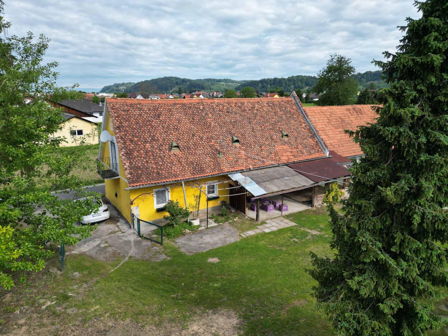 Luftbild von Wohnhaus