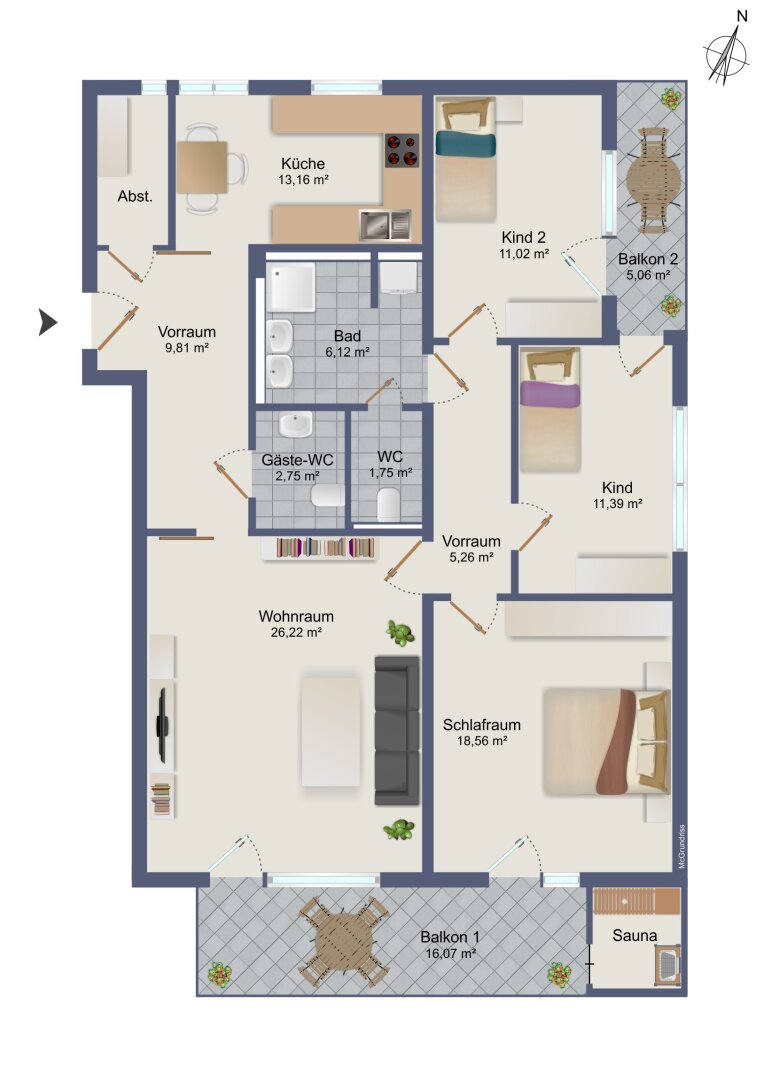 Grundriss schematisch