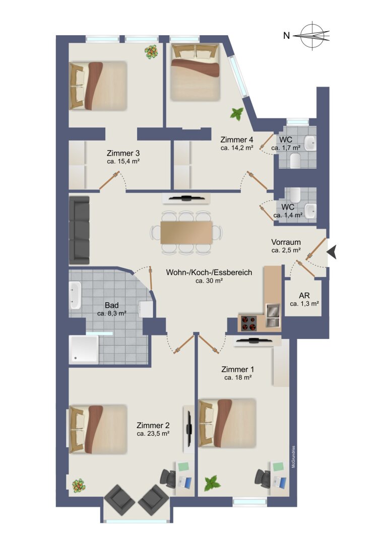 Grundrissplan