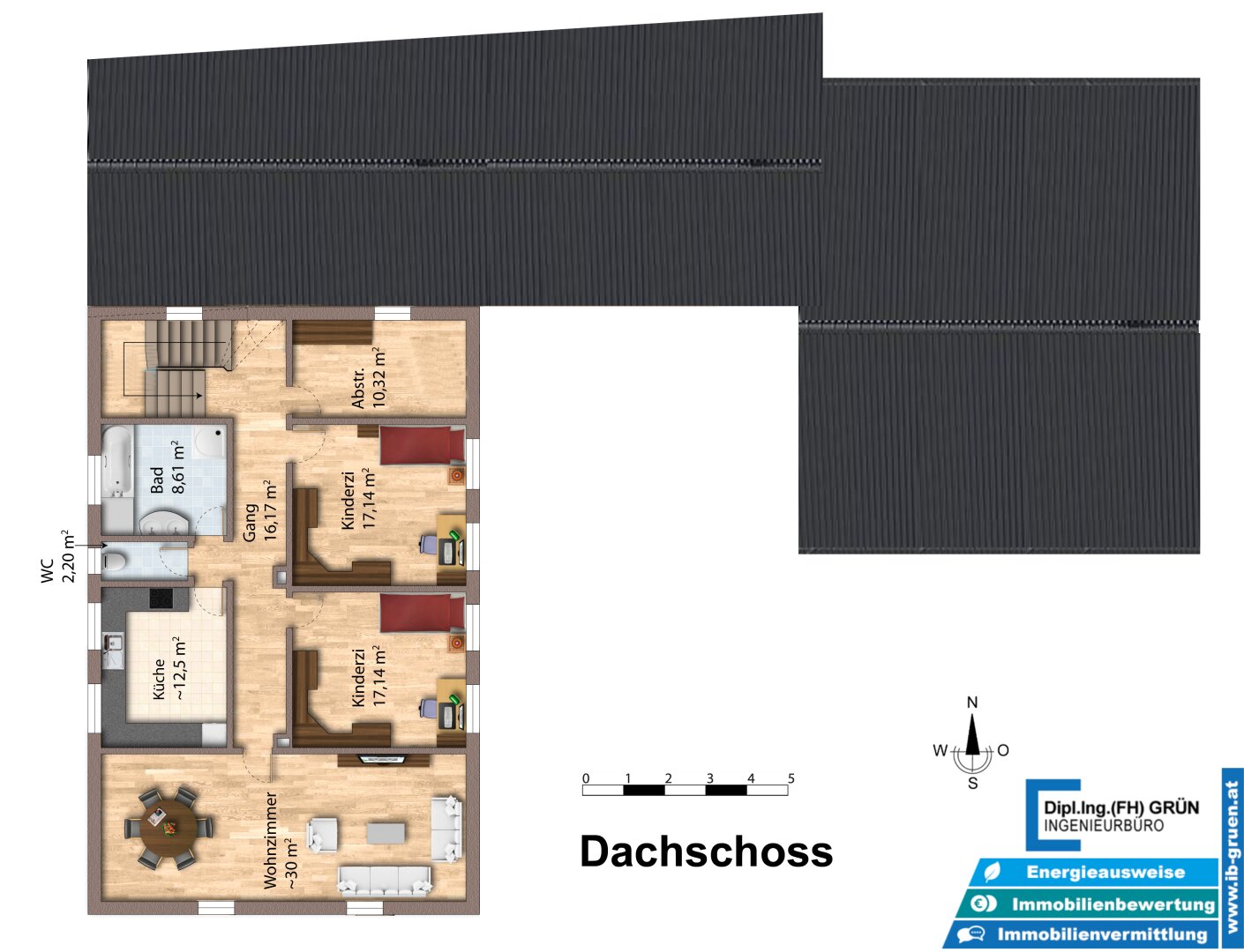 7133m² Betriebsliegenschaft - Betriebshalle, Wohnhäuser, Büro, Garagen, Betriebstankstelle, Baugrund - Projekt für große Arbeiterunterkunft