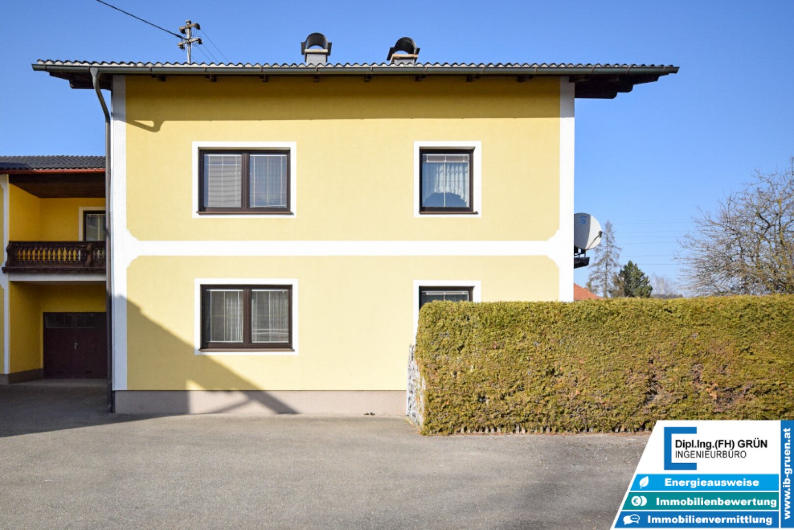 7133m² Betriebsliegenschaft - Betriebshalle, Wohnhäuser, Büro, Garagen, Betriebstankstelle, Baugrund - Projekt für große Arbeiterunterkunft