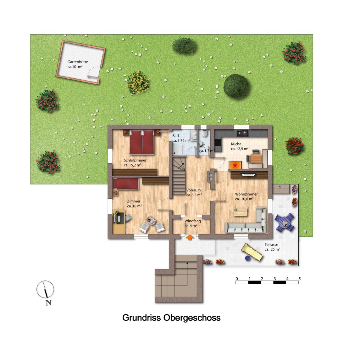 Natur pur! Gepflegter Bungalow in Alleinlage – Ruhe, Freiheit & viel Potenzial